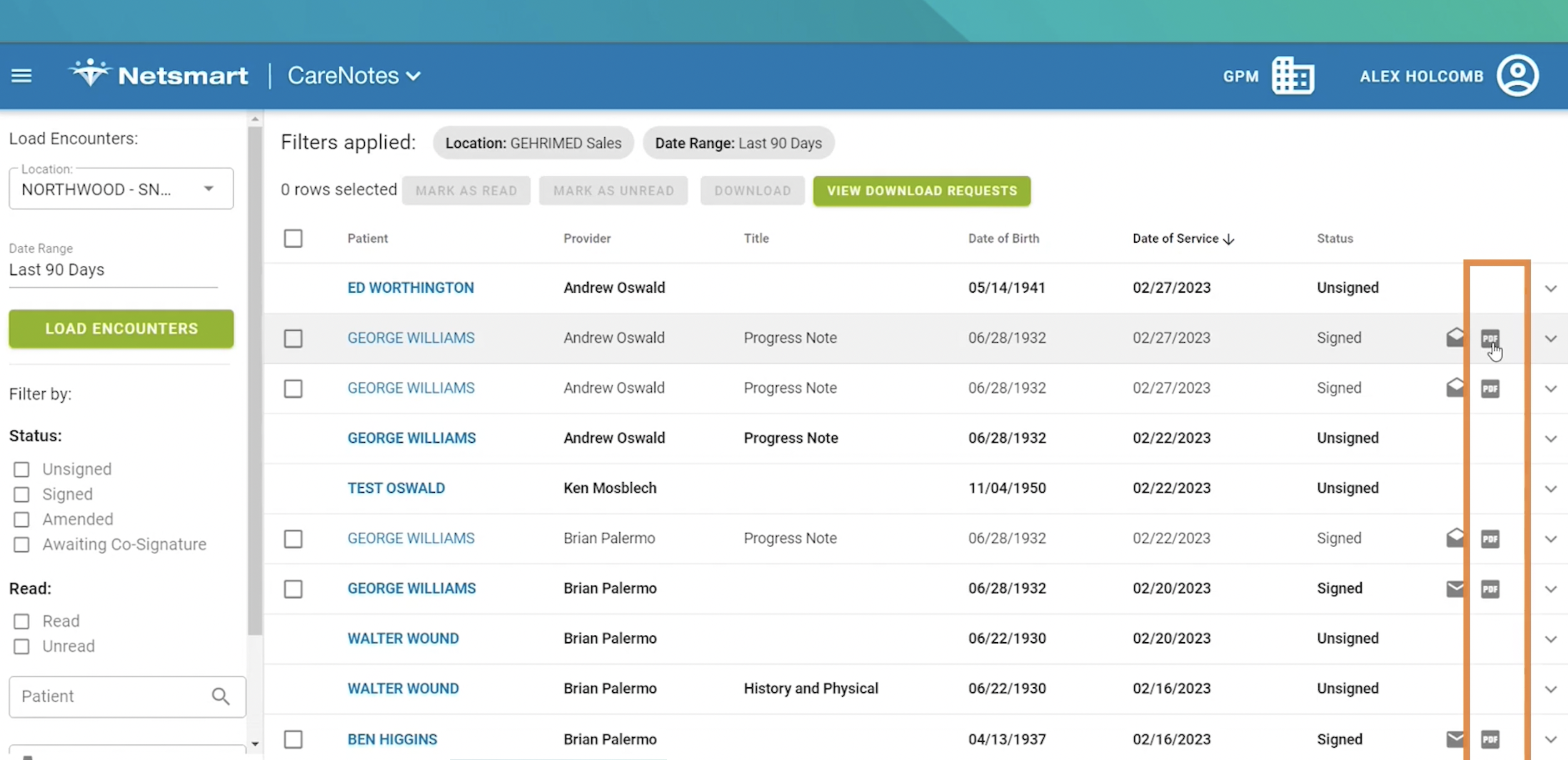 GPM dashboard